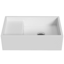 CDesign 485mm Matte White Rectangular Wall Hung Basin